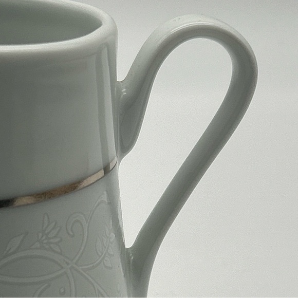 Chris Madden Home Collection Montalira Gold Creamer JC Penney China 3”x3.5” - Picture 9 of 14